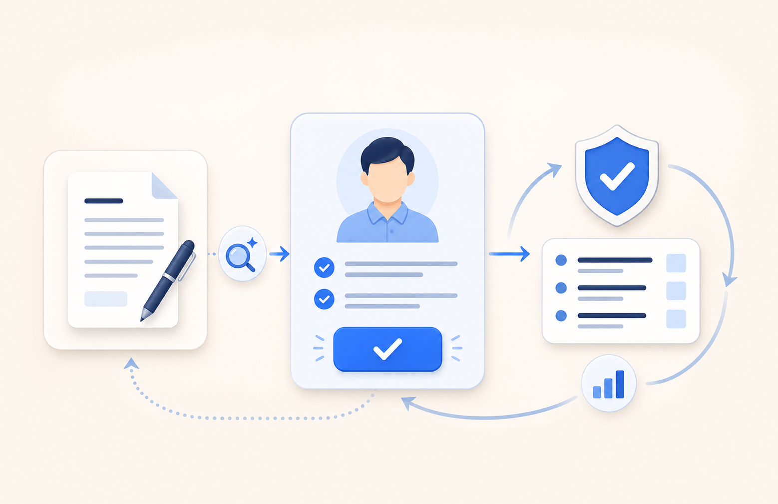 AI가 초안을 준비하고 사람이 검토 승인하며 로그와 안전장치가 남는 Pyne 안전 흐름 이미지